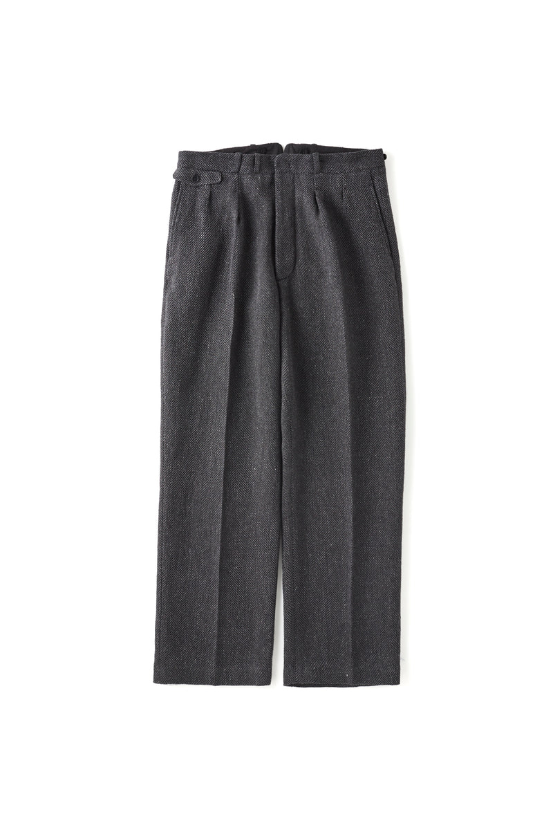 スーツ OLD JOE DOUBLE-PLEATED DRAPE TROUSER ○OLD JOE - DOUBLE-PLEATED DRAPE TROUSER - FANCY HERRINGBONE
