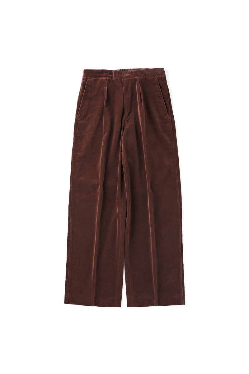 242OJ-PT11 - FADED VELVET SPORTING TROUSER – OLD JOE BRAND KOREA