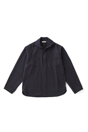 252OJ-SH04 - CAMP COLLAR MARINE SHIRTS Long-sleeve