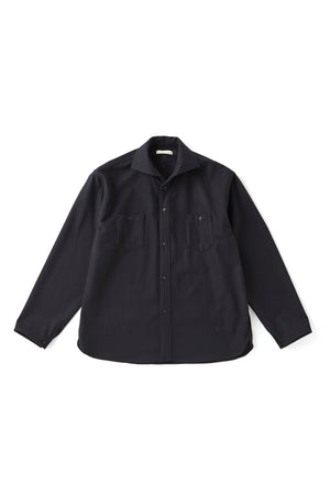 252OJ-SH04 - CAMP COLLAR MARINE SHIRTS Long-sleeve