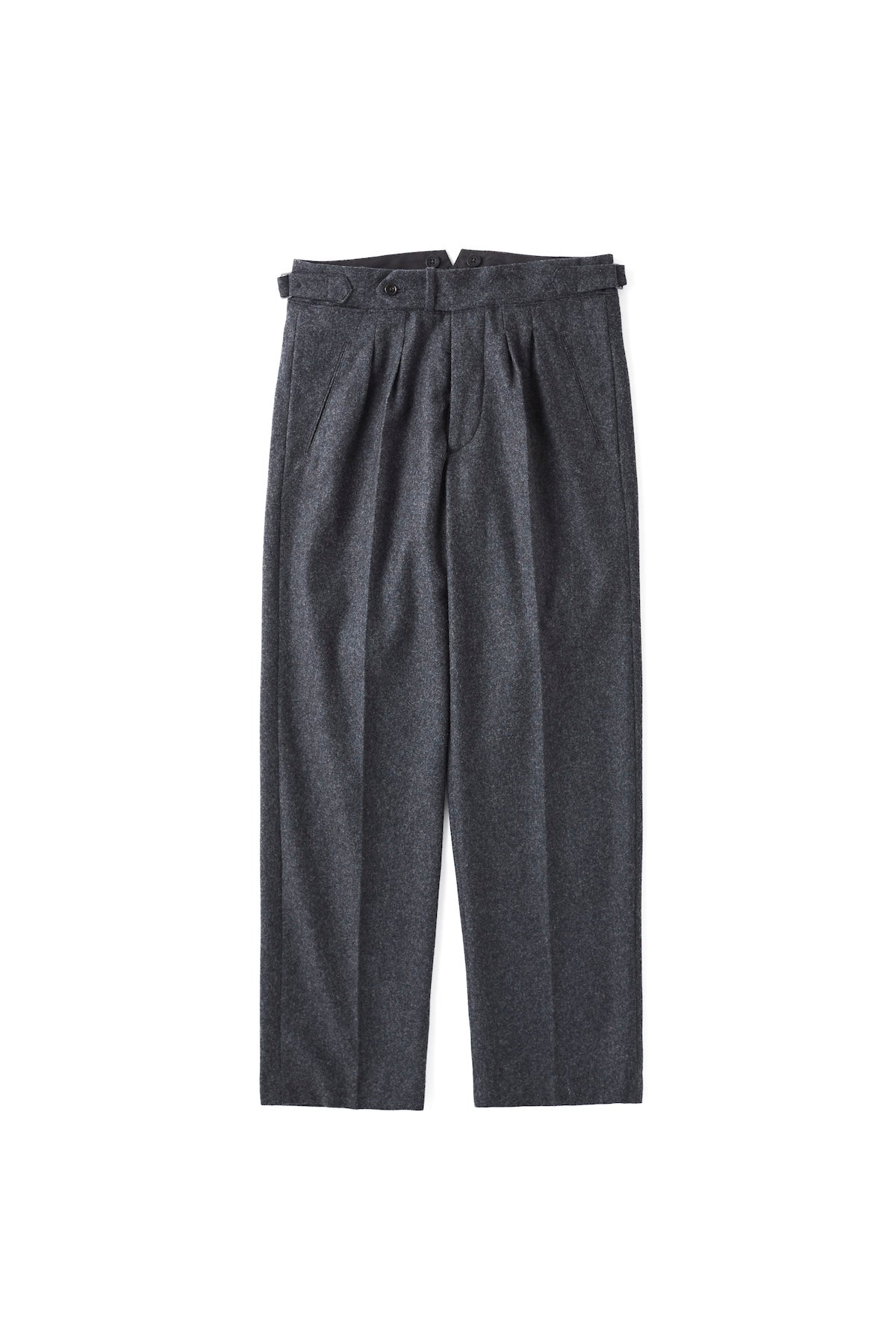 242OJ-PT05 - DOUBLE-PLEATED SMARTY TROUSER – OLD JOE BRAND KOREA