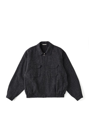 252OJ-JK02 - PLEATED-POCKET RICKY JACKET