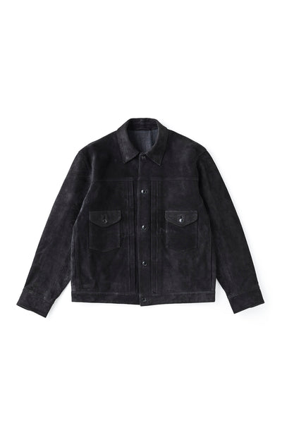 Old Joe PATINA HORSE-HIDE JEAN JACKET (PATINA BROWN) – Blue
