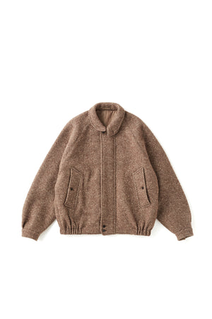 252OJ-JK04 - ROUND-COLLAR MOTORING JACKET