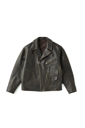 252OJ-JK19 - PATINA HORSE-HIDE HENDRICK JACKET