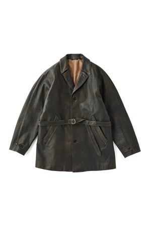 252OJ-JK20 - PATINA HORSE-HIDE VEHICLE COAT