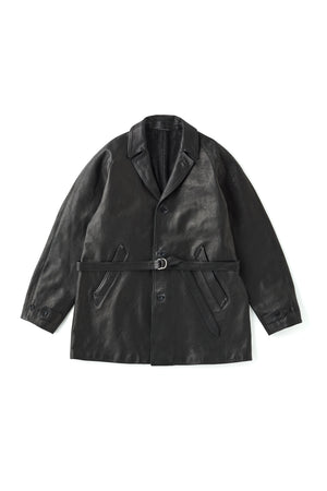 252OJ-JK20 - PATINA HORSE-HIDE VEHICLE COAT
