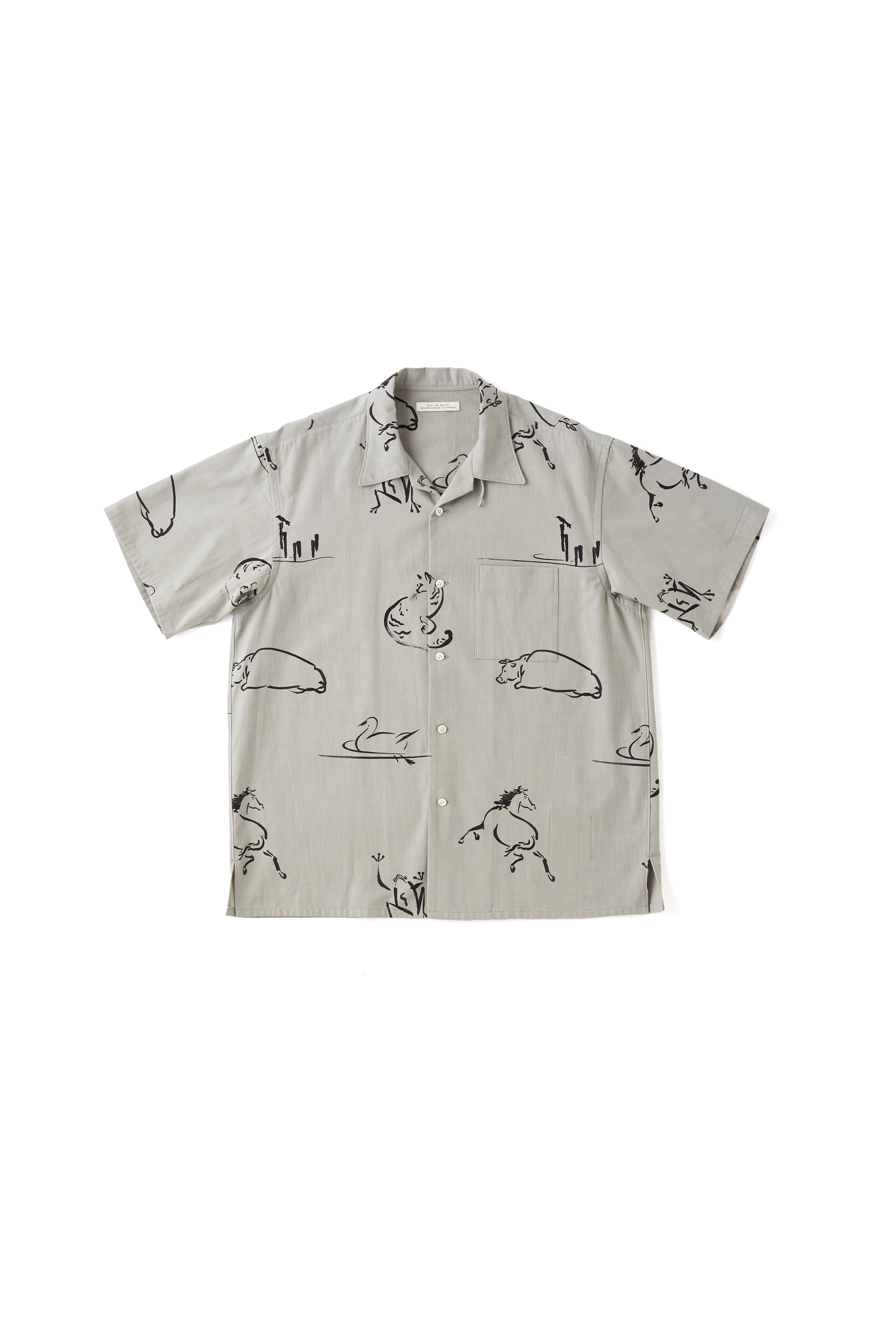 【COSYHARU】Joy Division Forest Printing Short Sleeve T ツルト