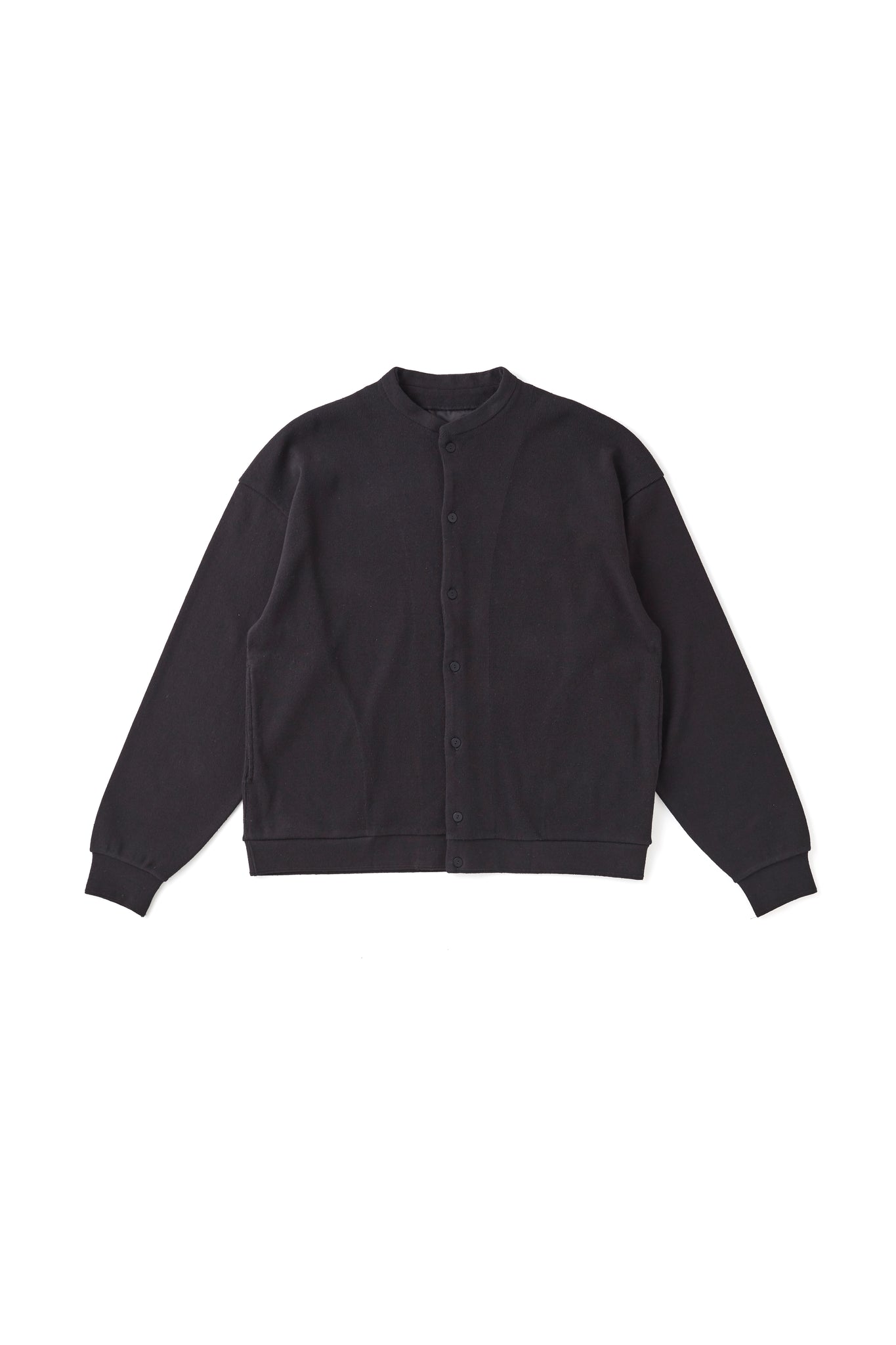 251OJ-CT11 - NEP RIBED BAND COLLAR CARDY