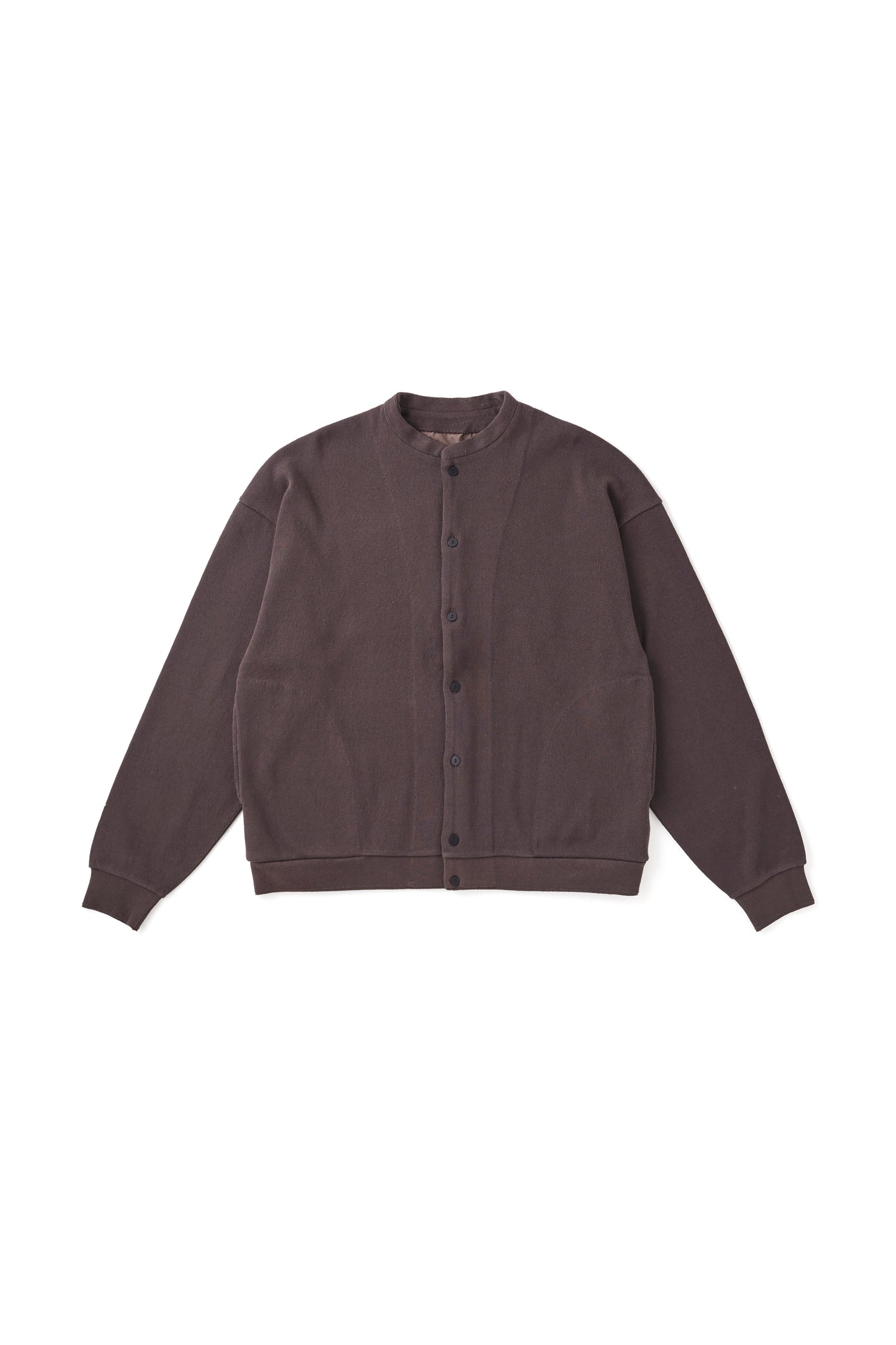251OJ-CT11 - NEP RIBED BAND COLLAR CARDY