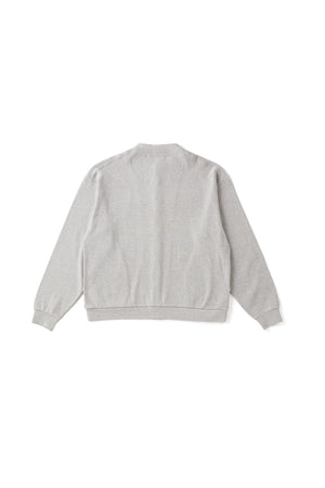 251OJ-CT11 - NEP RIBED BAND COLLAR CARDY