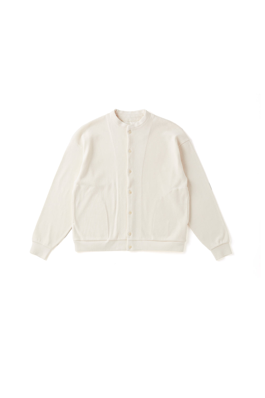 251OJ-CT11 - NEP RIBED BAND COLLAR CARDY