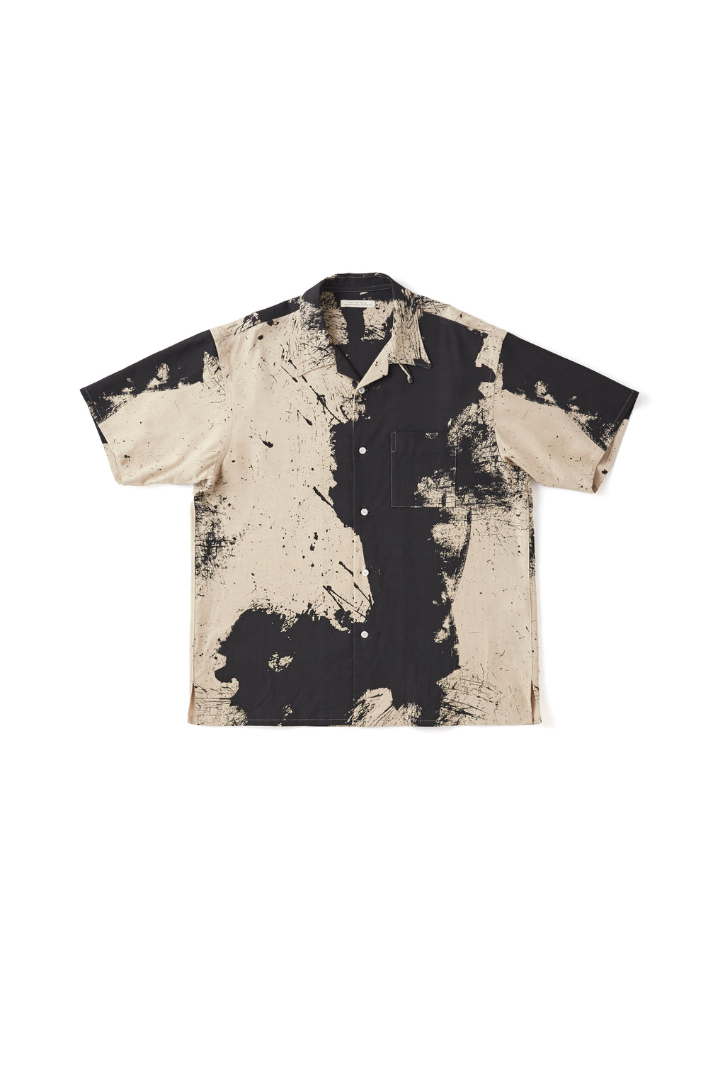 251OJ-SH24 - TSUJIMURA SHIRO ABSTRACT PAINT SHIRTS (Short-sleeve)