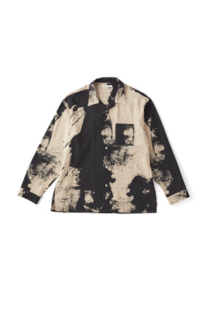 251OJ-SH23 - TSUJIMURA SHIRO ABSTRACT PAINT SHIRTS (Long-sleeve）