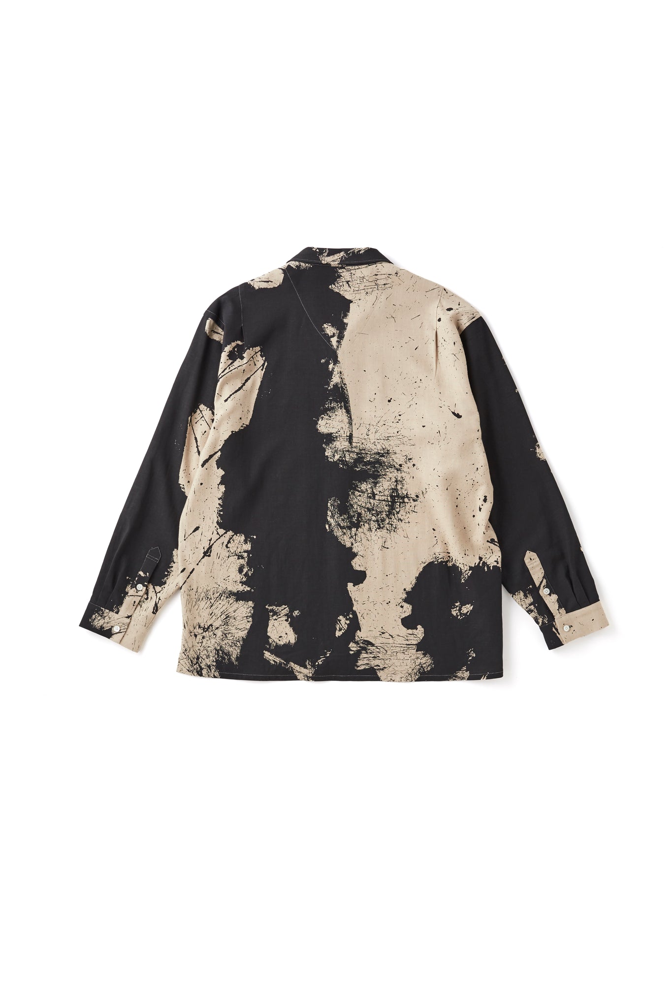 251OJ-SH23 - TSUJIMURA SHIRO ABSTRACT PAINT SHIRTS (Long-sleeve）