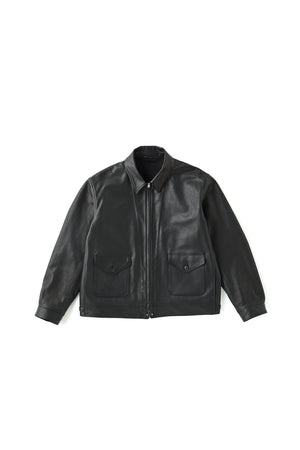 252OJ-JK21 - STUNNING LEATHER ALBERT JACKET（ITALIAN CALF)