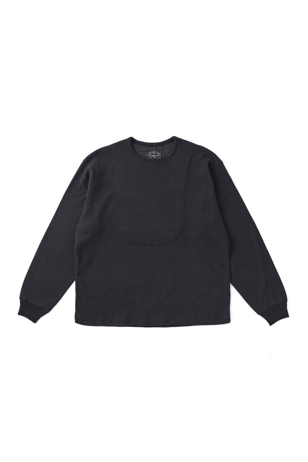 252OJ-CT01 - CREW-NECK SILK NEP RIBED TOPS