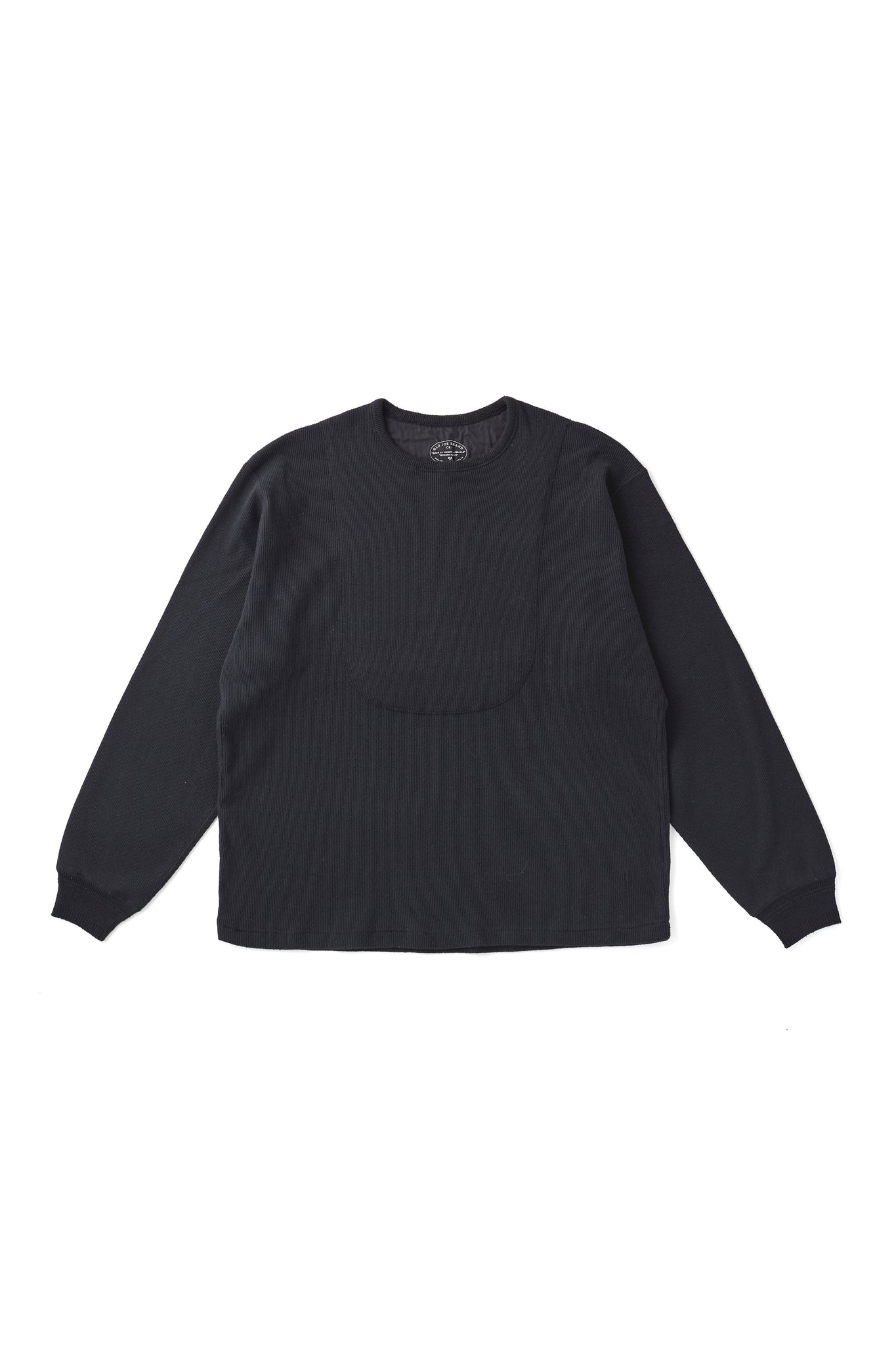 252OJ-CT01 - CREW-NECK SILK NEP RIBED TOPS