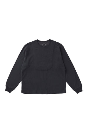 252OJ-CT01 - CREW-NECK SILK NEP RIBED TOPS