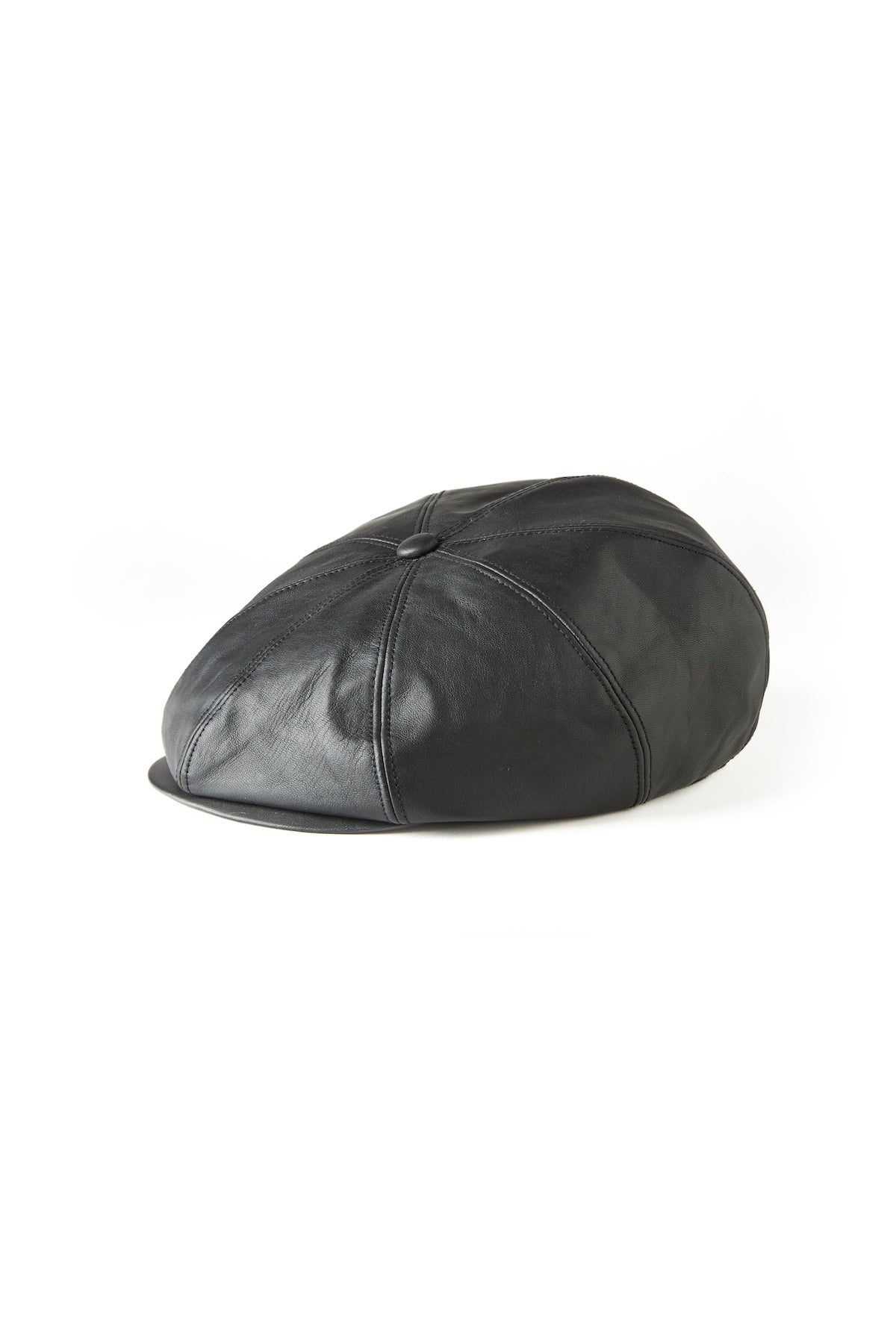 242OJ-HT06 - PATINA HORSE-HIDE PEAKED CAP(EAR GUARD)
