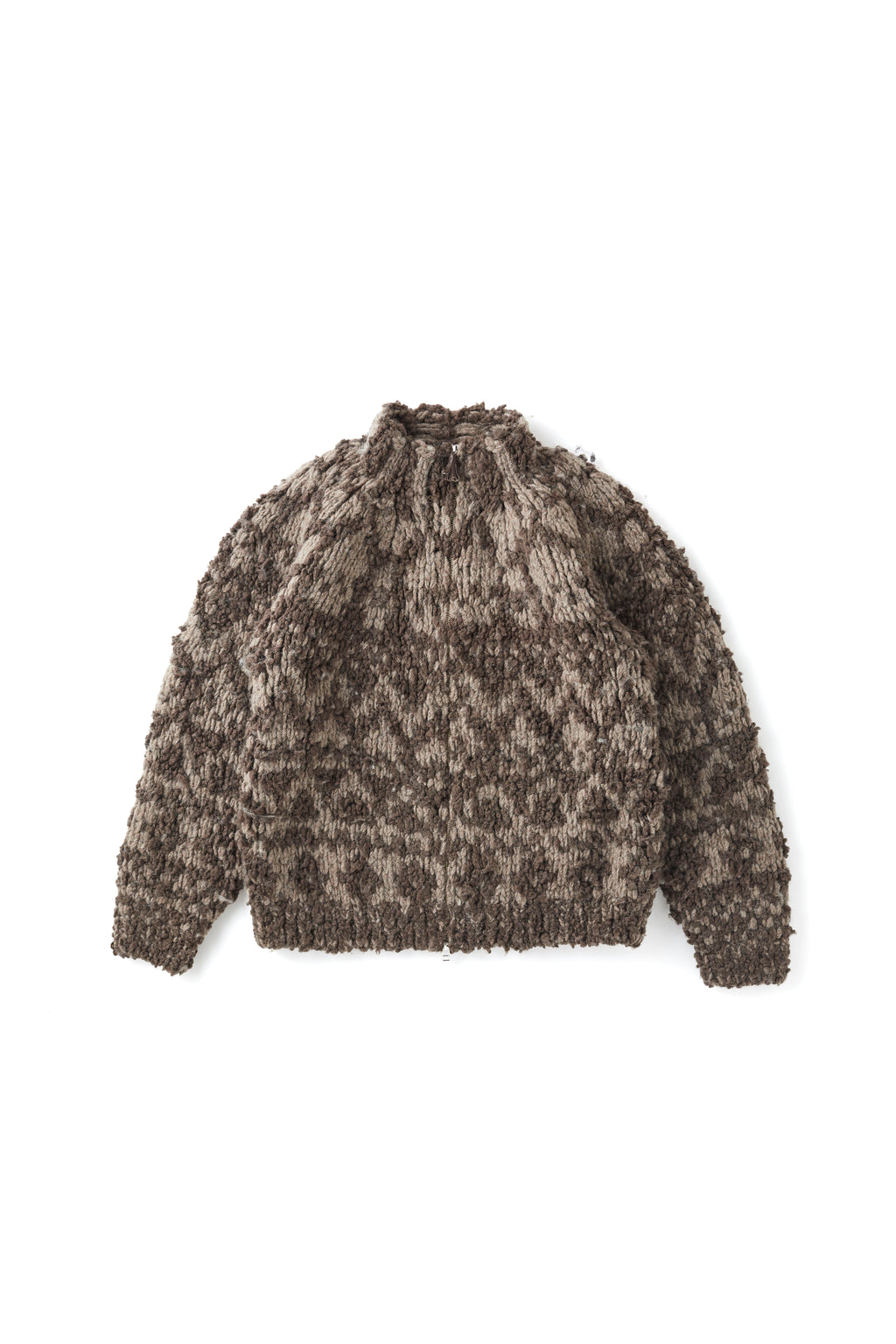 252OJ-KN06 - NORDIC PATTERN HAND SWEATER