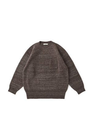 252OJ-KN01 - BLENDED KEMPI CREW-NECK SWEATER