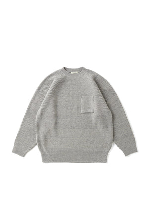 252OJ-KN01 - BLENDED KEMPI CREW-NECK SWEATER