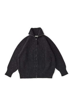 252OJ-KN02 - BLENDED KENPI ZIP SWEATER