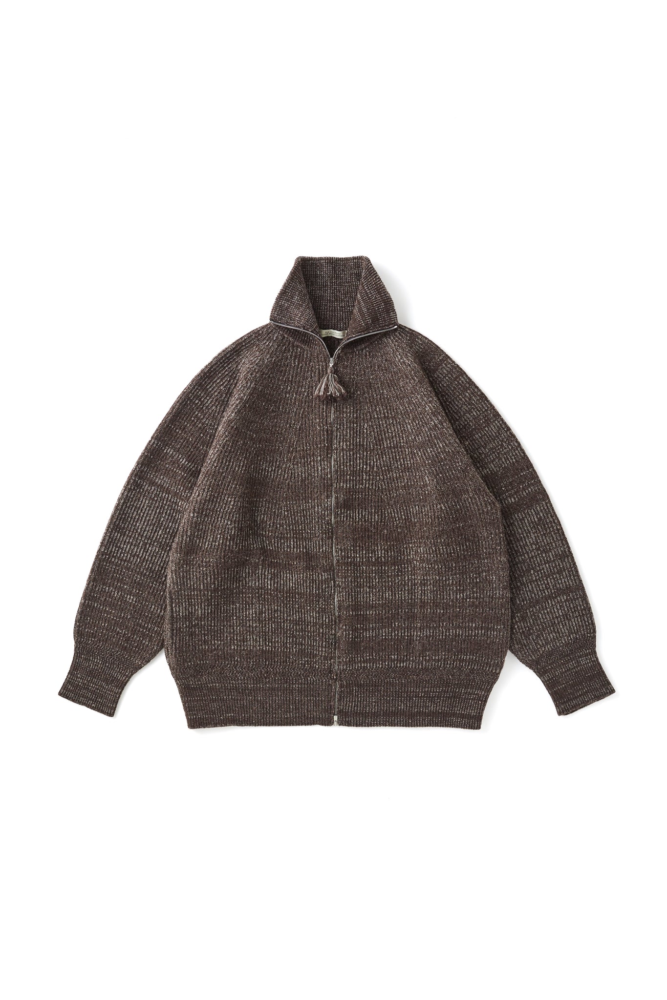 252OJ-KN02 - BLENDED KENPI ZIP SWEATER