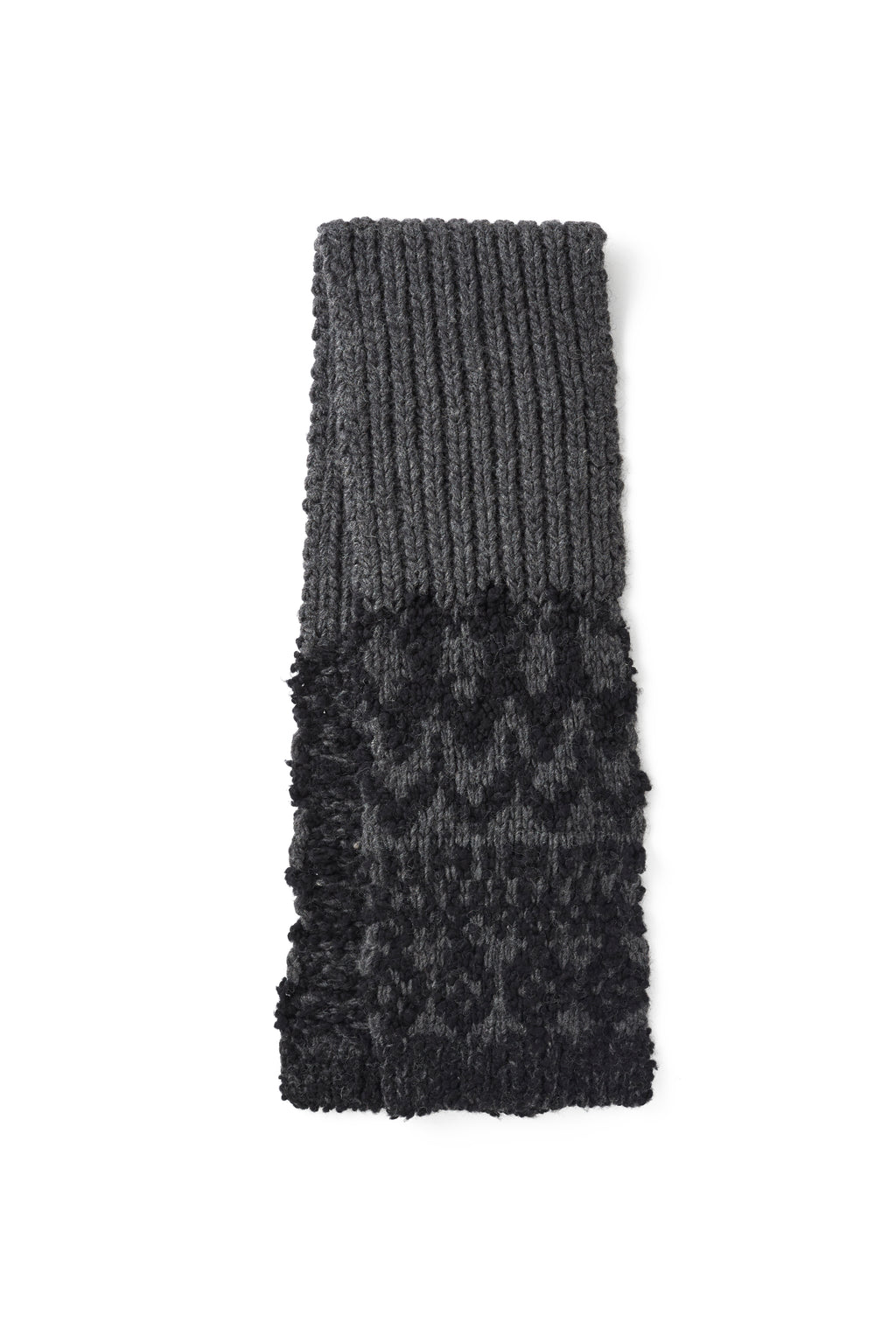 252OJ-AC06 - NORDIC HAND SWEATER SCARF