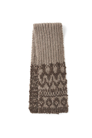 252OJ-AC06 - NORDIC HAND SWEATER SCARF