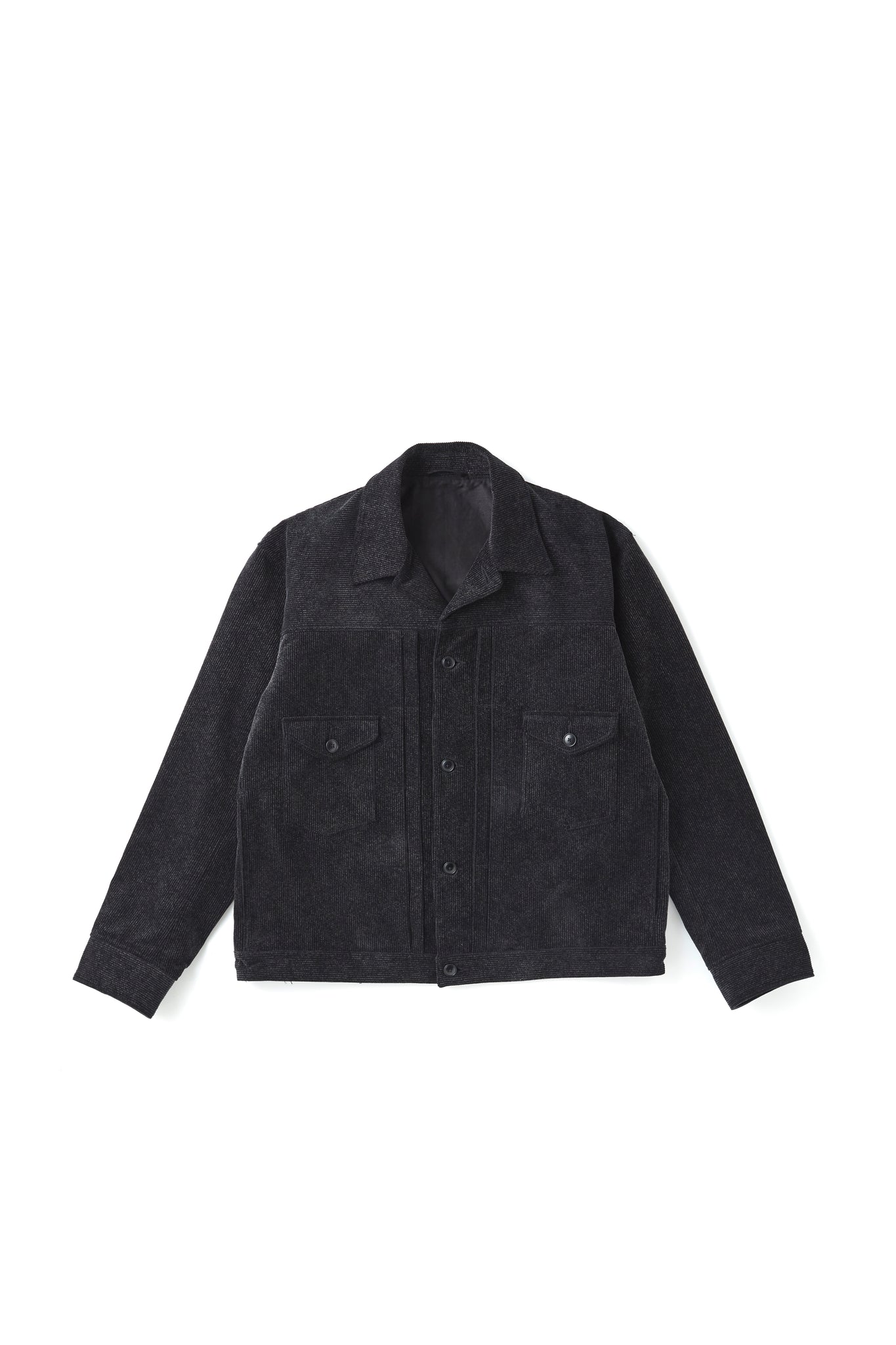 252OJ-JK11 - PRINTED CORDS JEAN JACKET