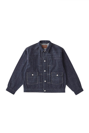 251OJ-JK19 - LOWER POCKET JEAN JACKET