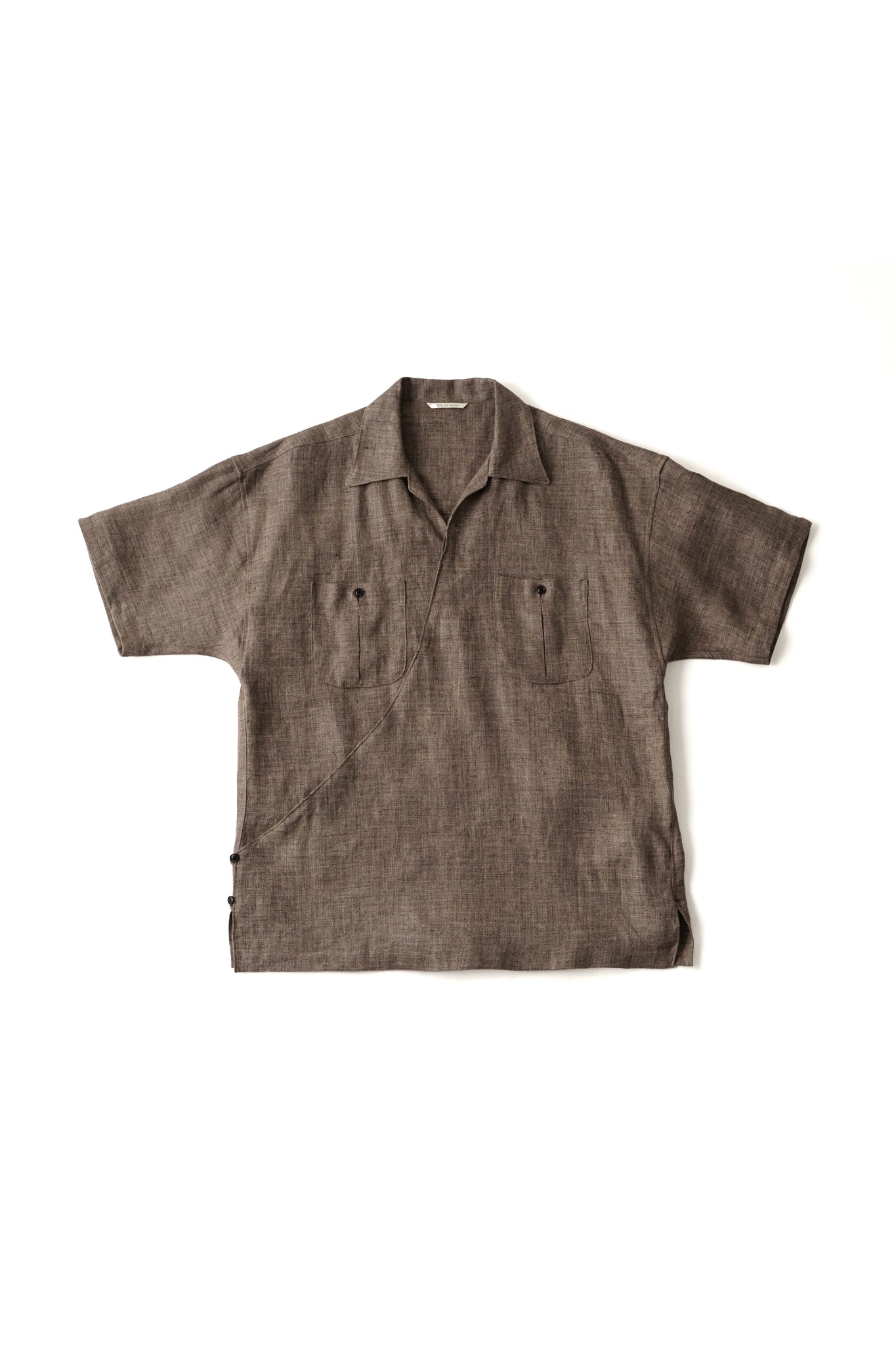 261OJ-SH12 - ASYMMETRY FRONT TUNIC SHIRTS (Short-Sleeve） – OLD 