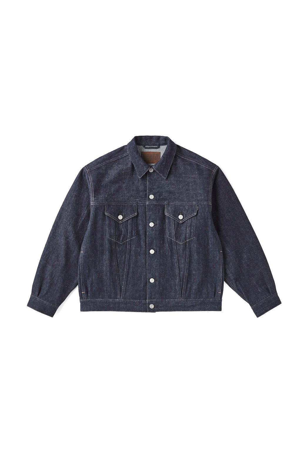 251OJ-JK17 - CURVED FLAP JEAN JACKET