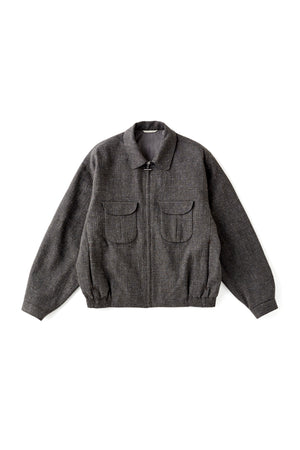 252OJ-JK02 - PLEATED-POCKET RICKY JACKET