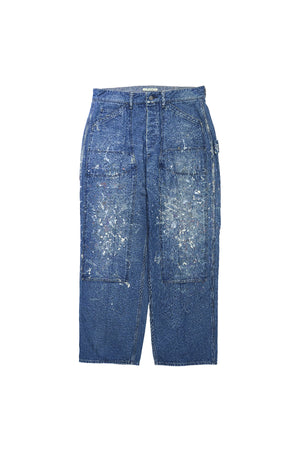 242OJ-PT12 - DOUBLE CLOTH SNUGGER TROUSER (PATINA & PAINT)