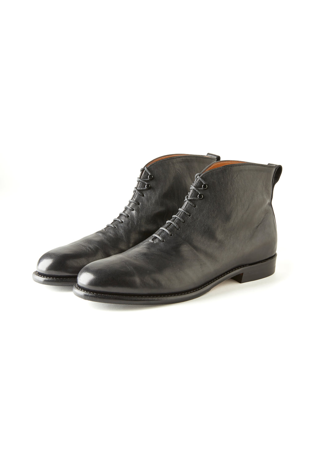 251OJ-FW04 - “The Bookmaker” ARTISAN LEATHER WHOLE-CUT BOOTS
